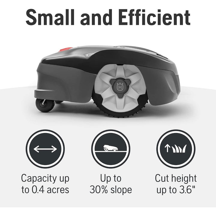 4-in-1 Robotic Lawn Mower with Guidance System